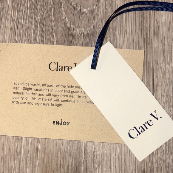 Clare V Mirabel Bag Navy - Picture 8 of 9